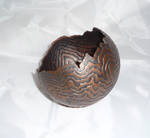 Repousse Metal Bowl 2 by jeremymaronpot