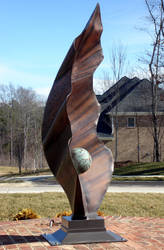 Outdoor Copper Sculpture