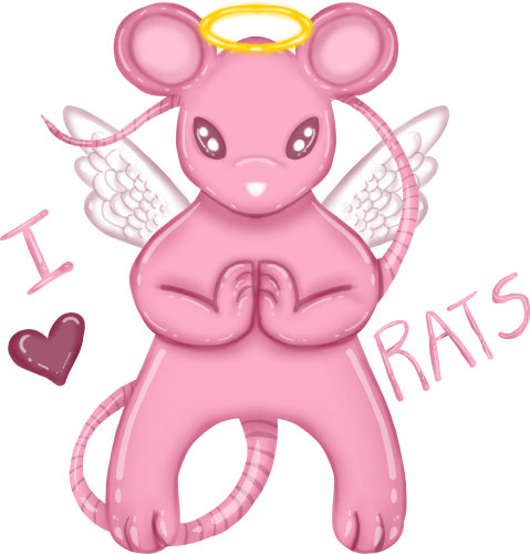 I love rats cute cartoon animal by Cap888 on DeviantArt
