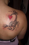 scorpion heart and butterfly