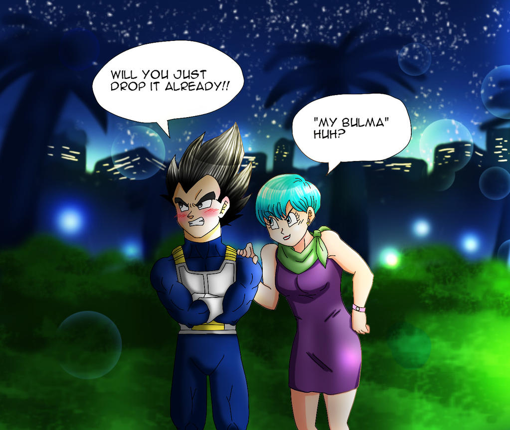 Vegeta And Bulma Fan Art DBZ Battle Of Gods Vegeta and Bulma Coloured by artycomicfangirl on