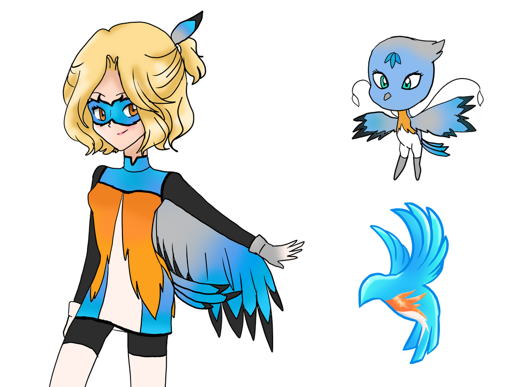 Miraculous LadyBug Oc Concept: BlueBird