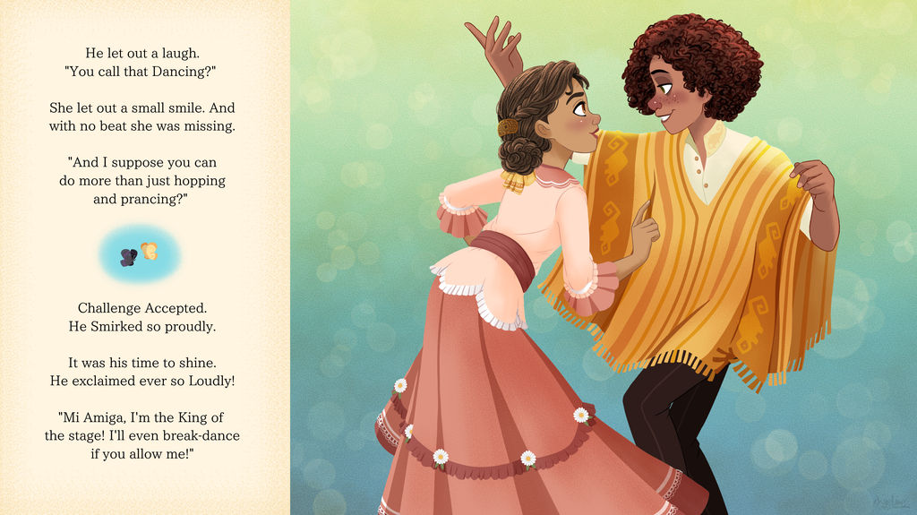 En Canto Rig Encanto OcXCanon: Dancing by artycomicfangirl on DeviantArt