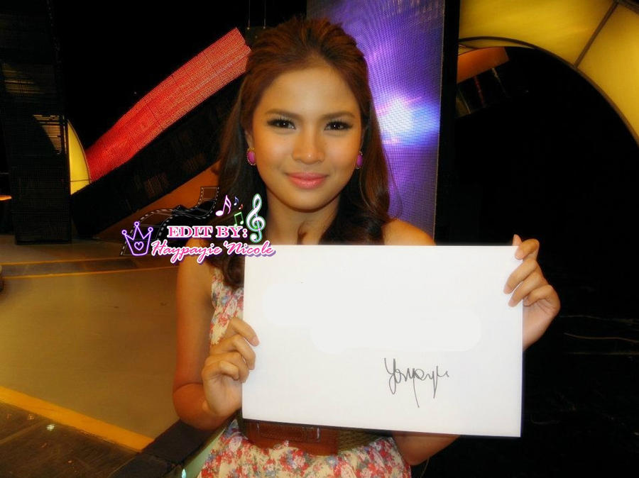 Louise Delos Reyes Edited Fansign 1 by xnicolelim21 on DeviantArt