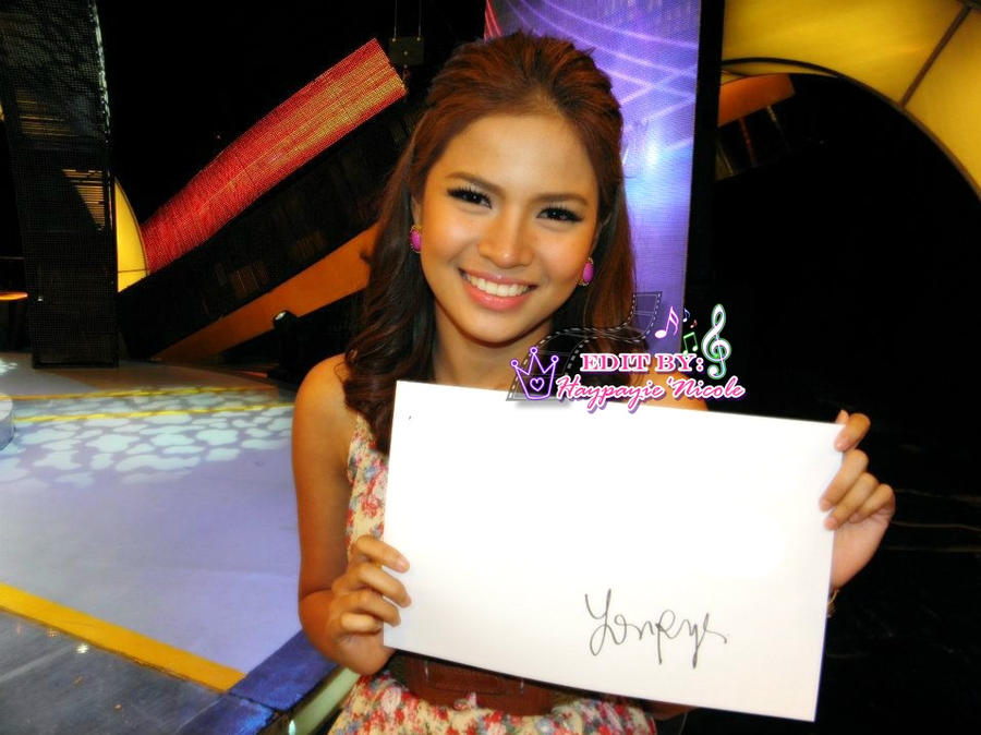 Louise Delos Reyes Edited Fansign 4 by xnicolelim21 on DeviantArt