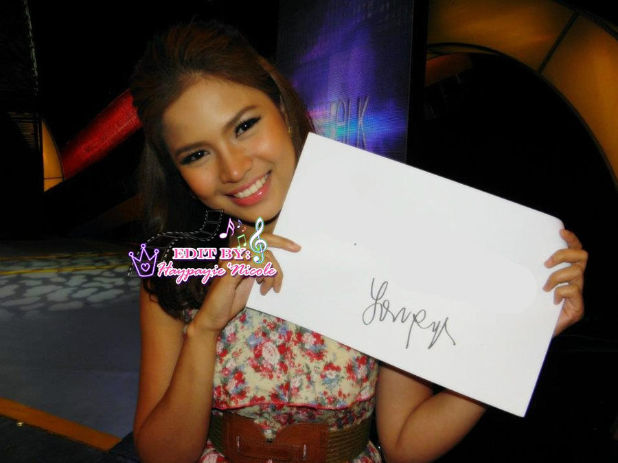 Louise Delos Reyes Edited Fansign 5 by xnicolelim21 on DeviantArt
