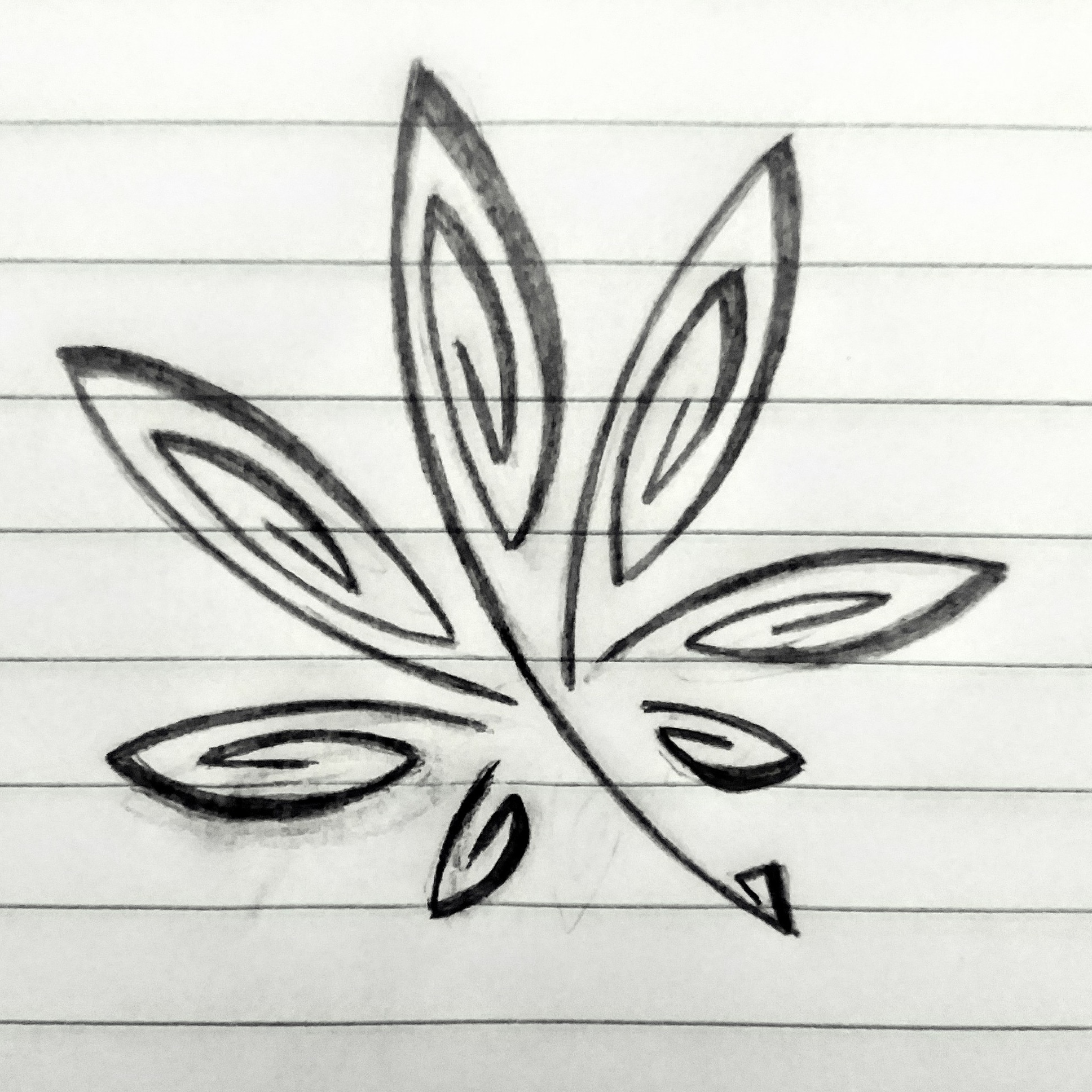 Tribal Pot Leaf Tattoo Flash by MyGodIssaGirl on DeviantArt