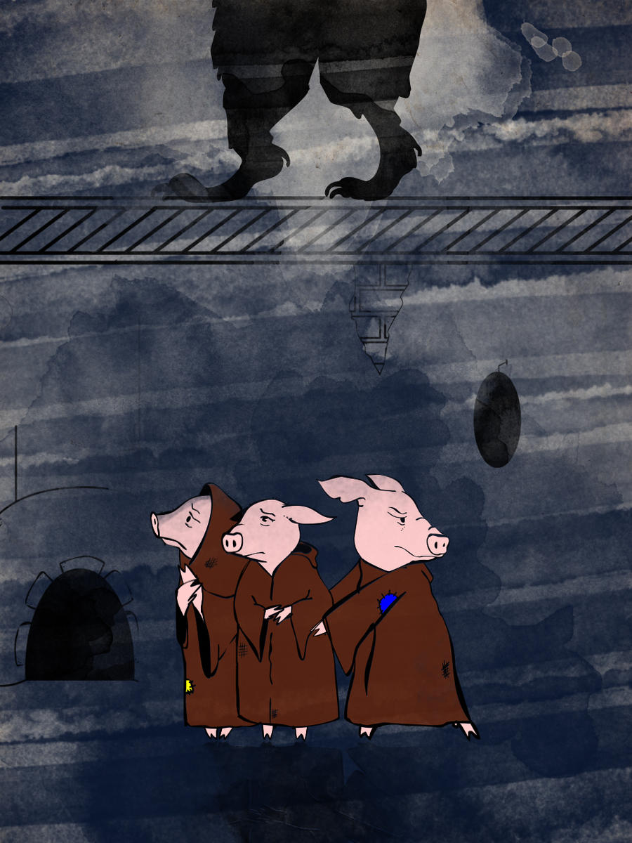 The Goosemother Scroll: Three Little Pigs