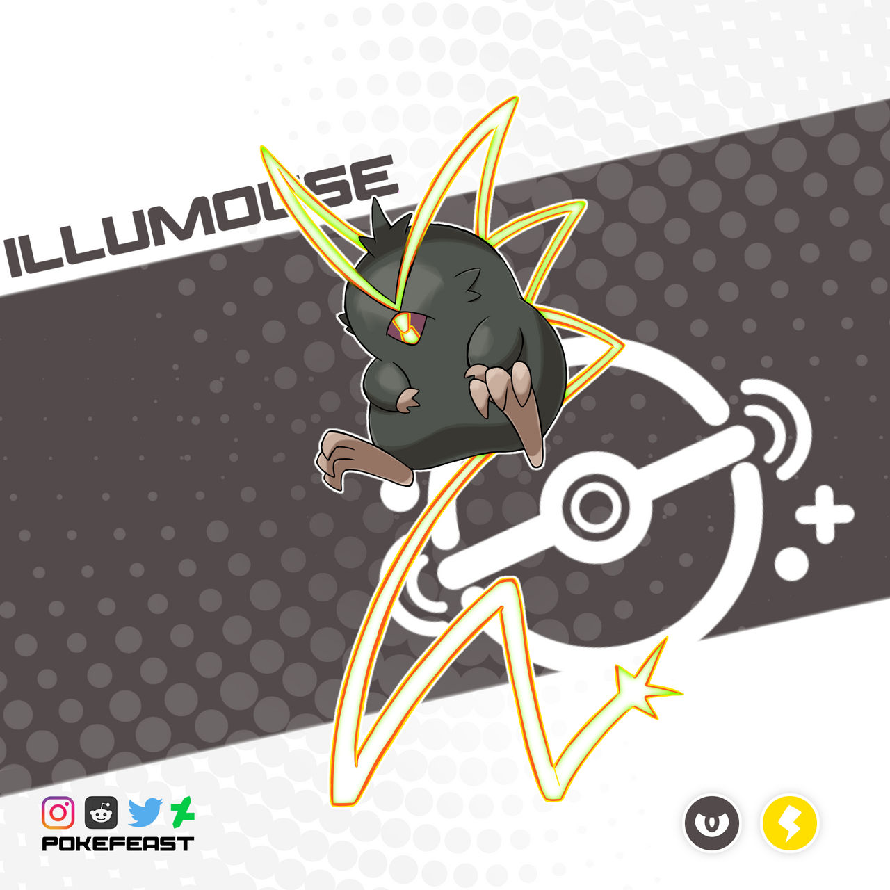 Illumouse Neon Mouse Fakemon By Pokefeast On DeviantArt illumouse-neon-mouse-fakemon-by-pokefeast-on-deviantart