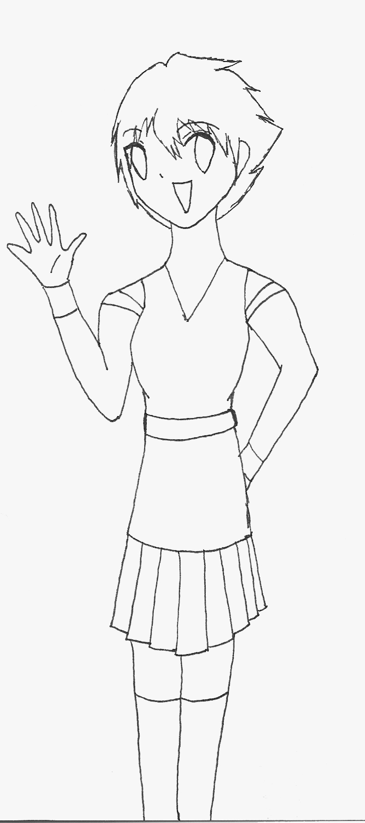 Girl Lineart