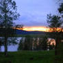 Big Lake, AZ sunset over the lake