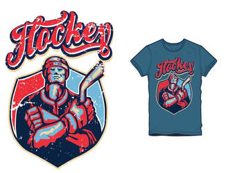 Hockey t-shirt print