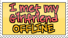 Offline Girlfriend Stamp