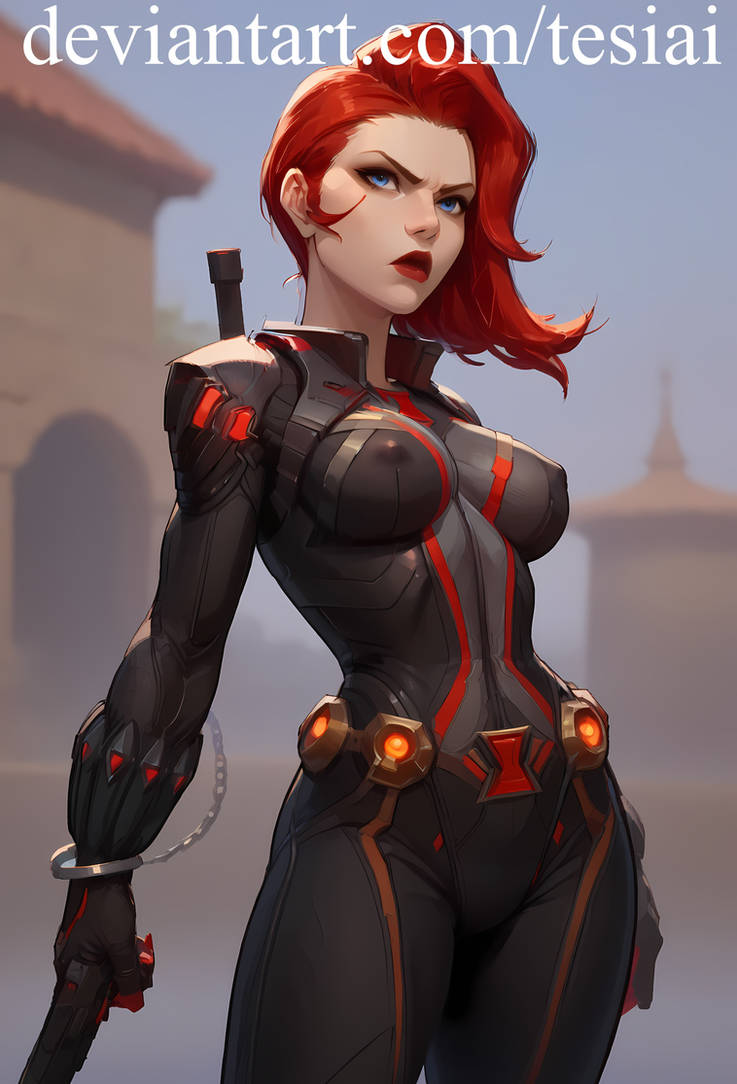 Sad Widow Rivals Beautiful Black Widow (Marvel Rivals) by TesiAI on DeviantArt