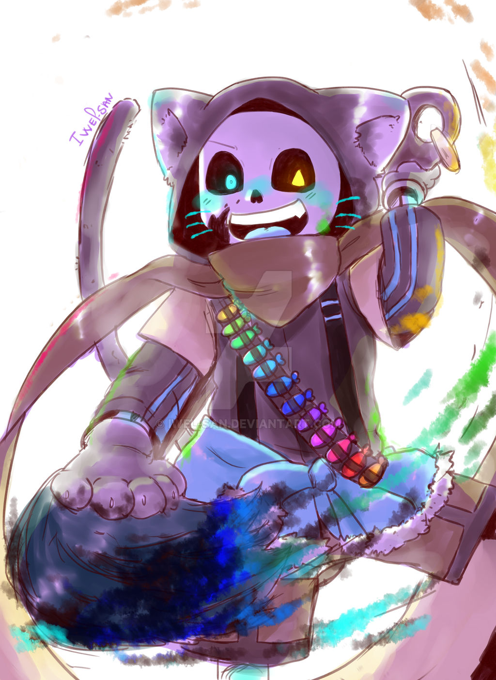 Neko Ink Request 33 By Iwel San On Deviantart Neko Ink Request 33 By Iwel San On Deviantart