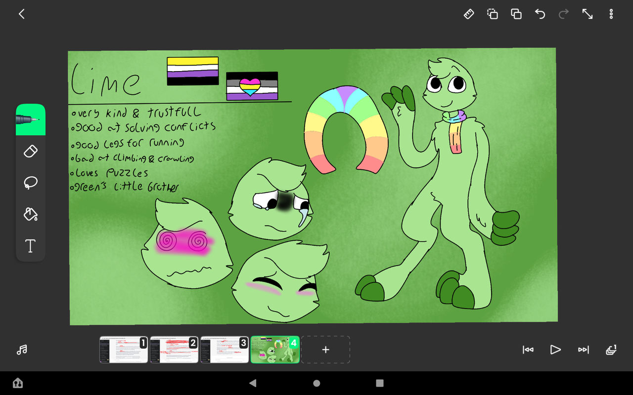 My Rainbow Friends OC: Lime! : r/RainbowFriends
