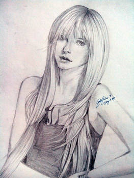 Pencil Sketch: Avril Lavigne