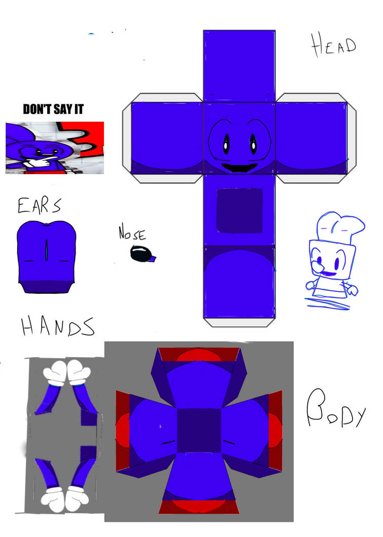 Clone Riggy Texture Clone Riggy Papercraft by normalguywithknobs on DeviantArt