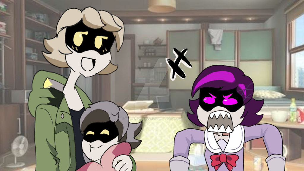 Uzi is MAD at Cyn (murder drones au)