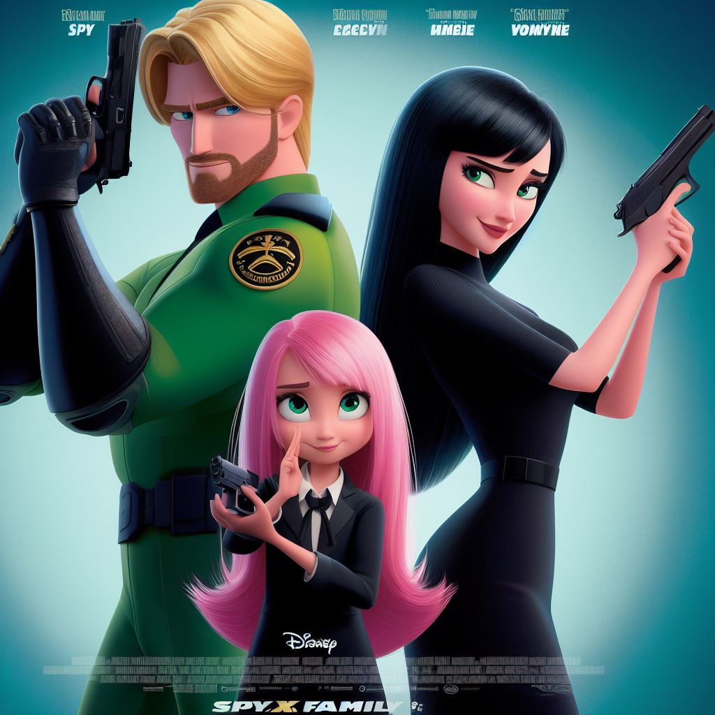 Pixar's Spy x Family poster