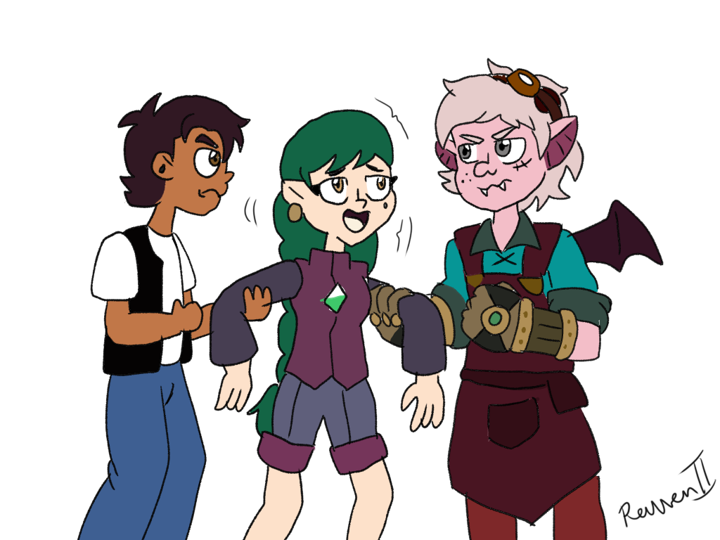 Lucio and Warrick fight over Emira (request)