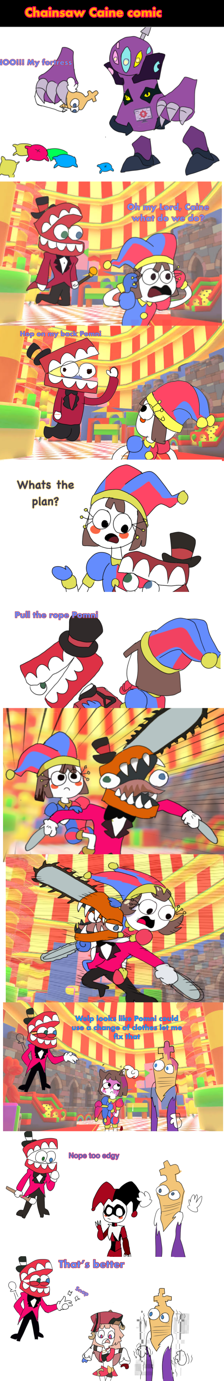 Chainsaw Caine is ready for battle full comic