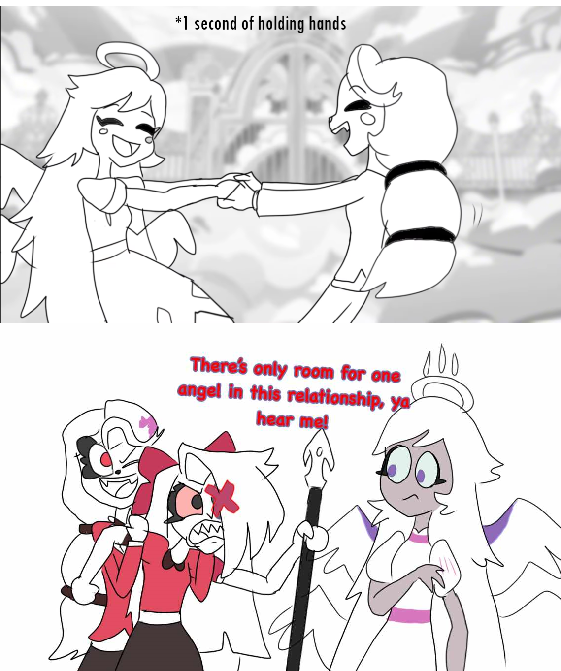 Vaggie is jealous of Emily