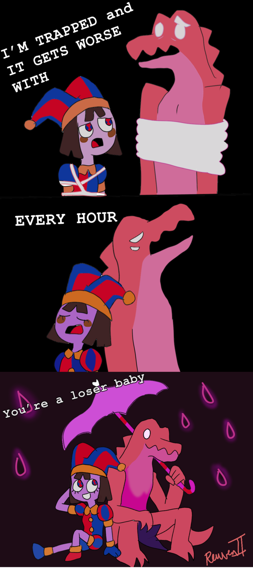 Pomni and Gummigoo loser baby