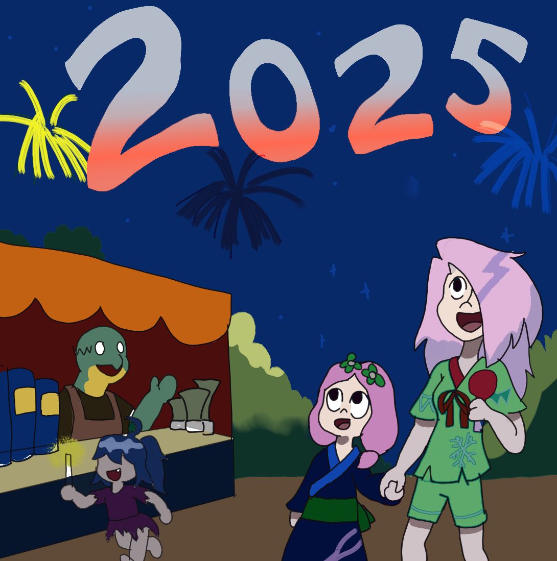 Happy new year to Azura and Lily
