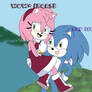 Sonic flirts with Amy