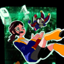 Human Pomni falling