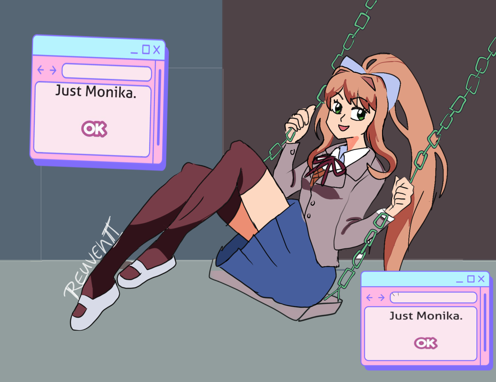 Monika swinging