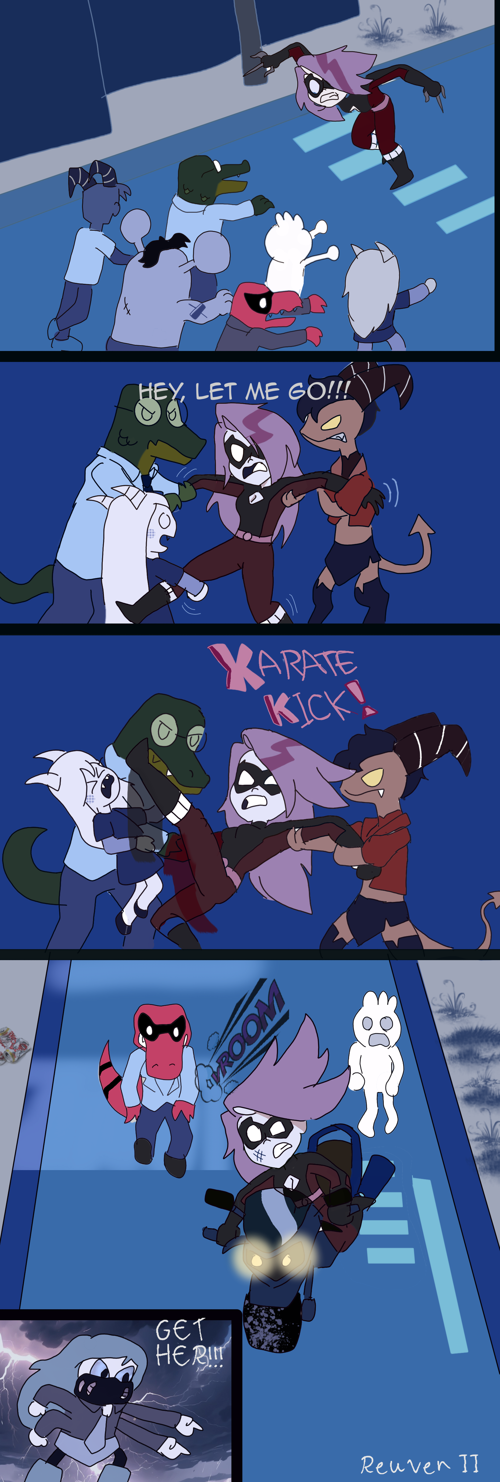 Scarlet Saber Vol 3 Pg 28 (plus fight scenes)