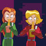 Totally Spies trio (Huntrix ref)