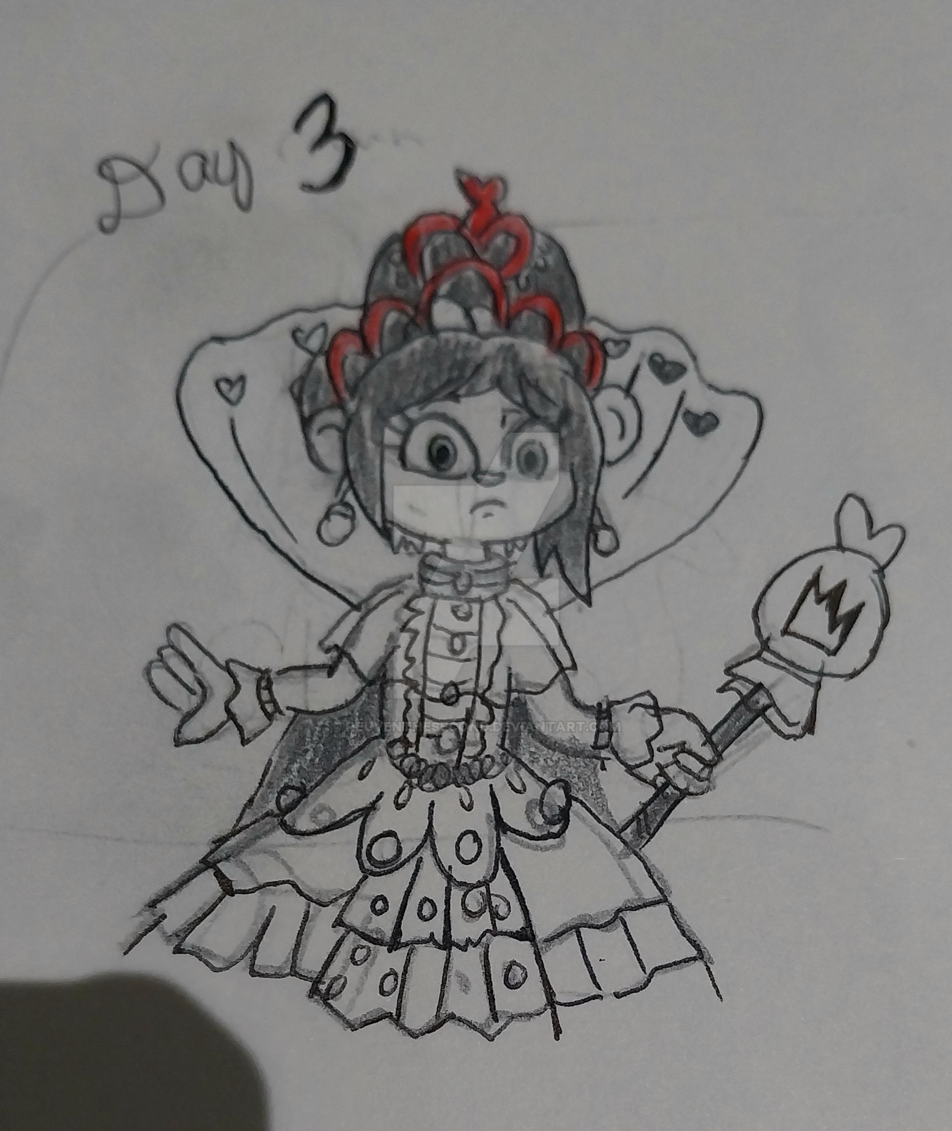 Inktober 3. Crown