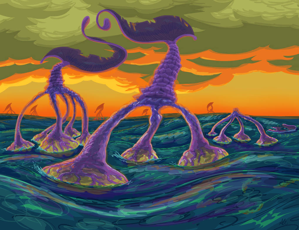 Alien Invasion Float Alien Seascape: A Floating Colony by Smorgasboredom on DeviantArt