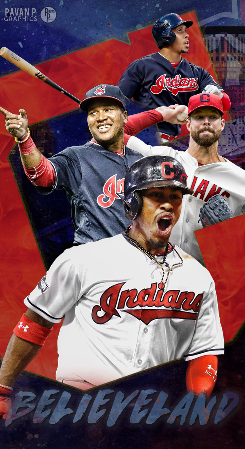 Cleveland Indians Phone Wallpaper by