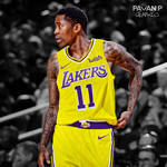 JamalCrawford Lakers Photoshop - Jersey Swap