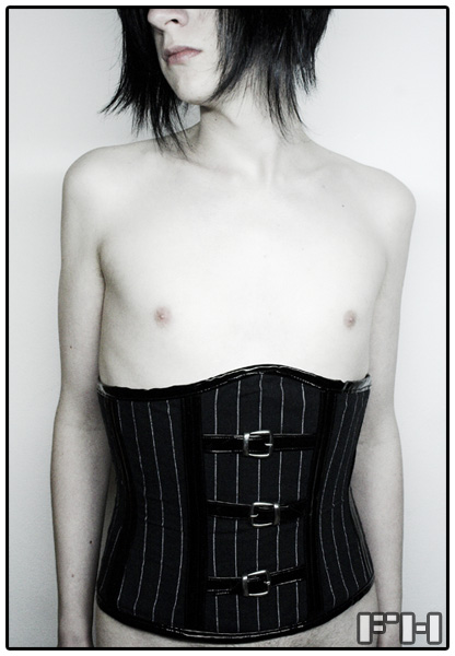 Pinstripe Corset