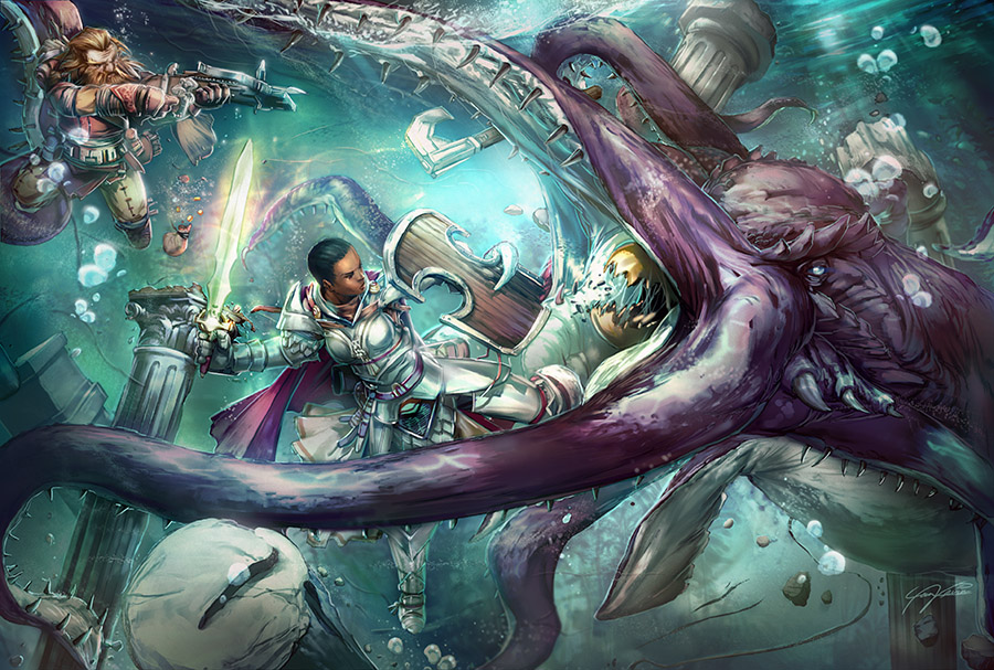 Yanimator Giant Devilfish Fight by yanimator on DeviantArt