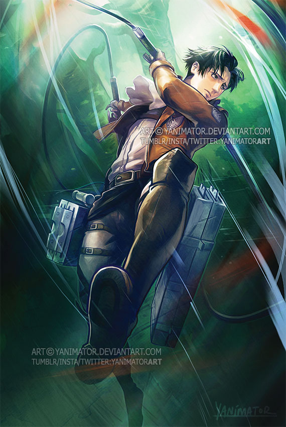 Yanimator Attack on Titan Levi by yanimator on DeviantArt