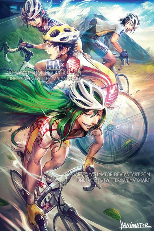Yanimator Yowamushi pedal climbers by yanimator on DeviantArt