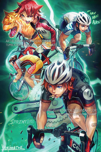 Yanimator Yowamushi PEDAL Sprinters by yanimator on DeviantArt