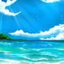 Under cerulean skies