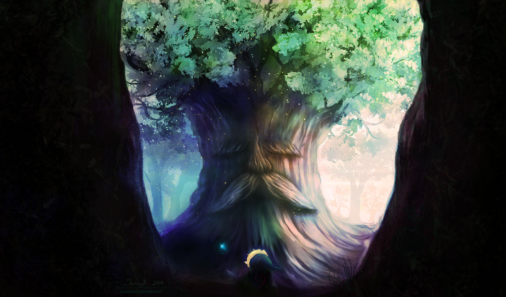 Inside the Deku Tree by SuperPhazed on DeviantArt