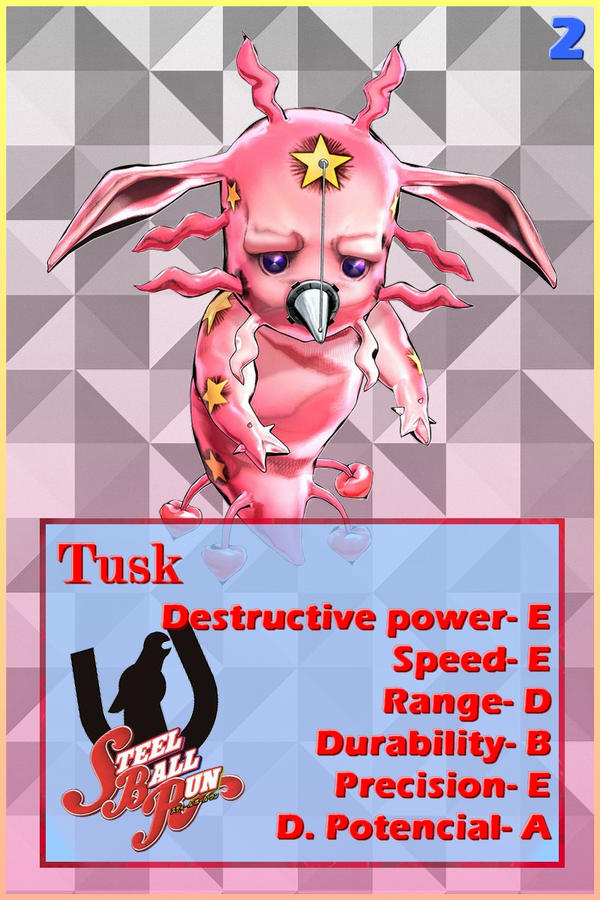 JoJo's Stand Profile: Tusk Act 4 by GMIvan on DeviantArt