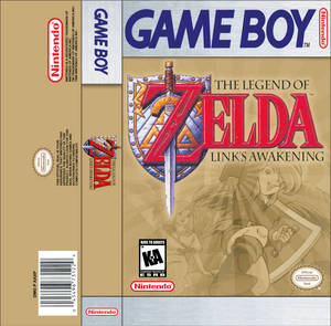The Legend Of Zelda Link's Awakening Cassette Case