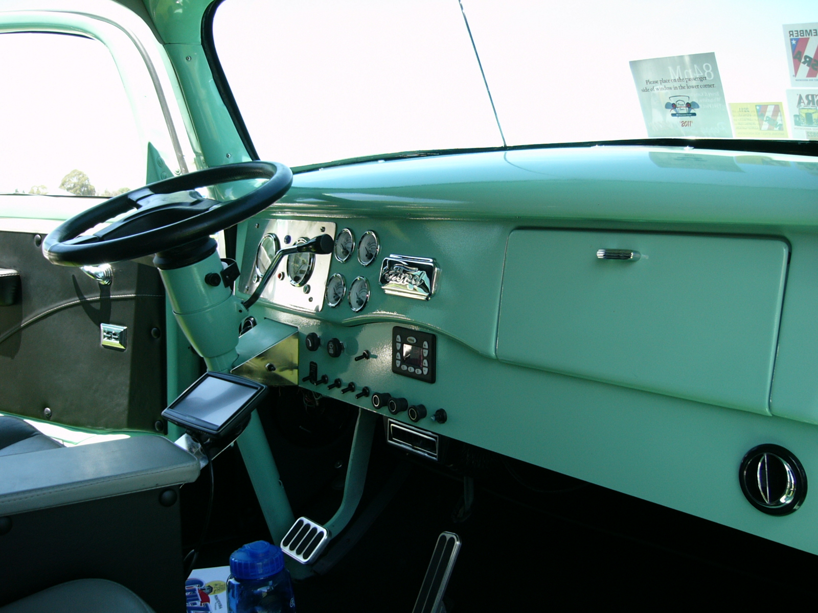 1941 Ford COE drivers office