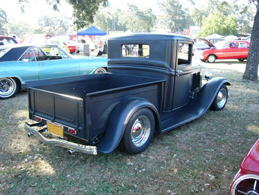 1934 Ford pickup in soft gray