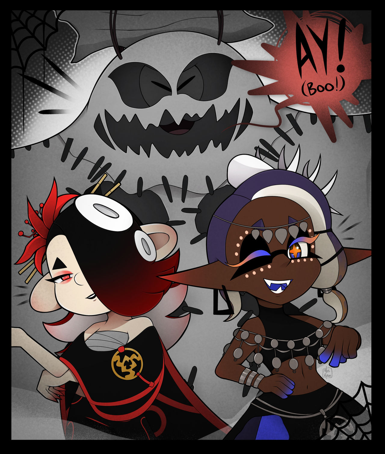 Splatoon: Deep Cut Halloween by Miss-Psyson on DeviantArt
